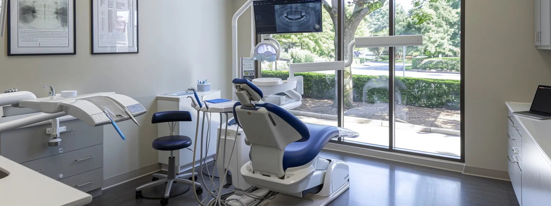 a patient receiving advanced orthodontic treatment at starting point dental in a modern, comfortable clinic setting.