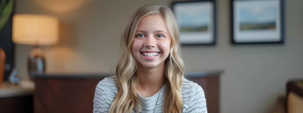 a patient smiling confidently while receiving a customized orthodontic plan during a complimentary consultation with prairie village's premier orthodontist.